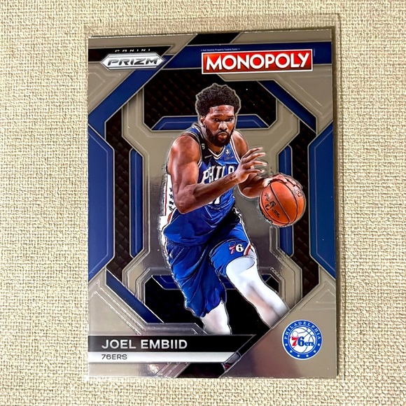 Joel Embiid 23-24 Panini Prizm Monopoly Player Skills NBA 76ers Basketball Card - Picture 1 of 2